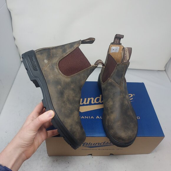 Blundstone WOMENS Chelsea Rustic Brown Boot Size AU 6 US 9 WOMENS - Picture 1 of 8